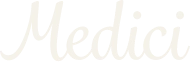 Medici Schriftzug